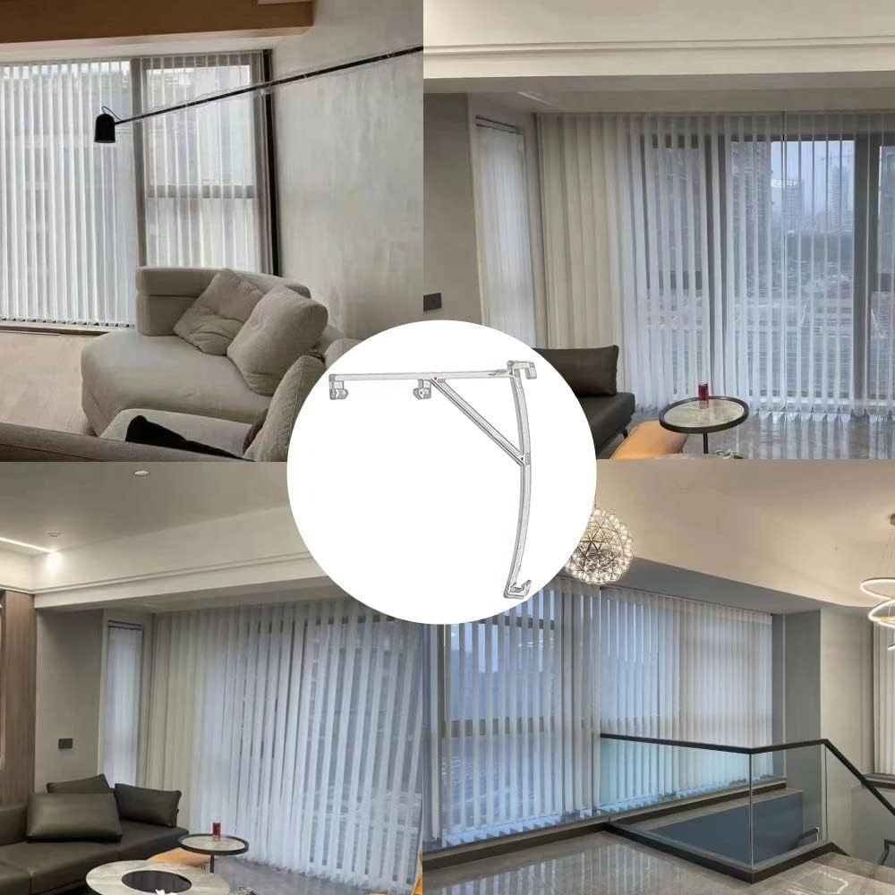 Durable Vertical Blinds Holder Transparent Hidden Retainer Holder
