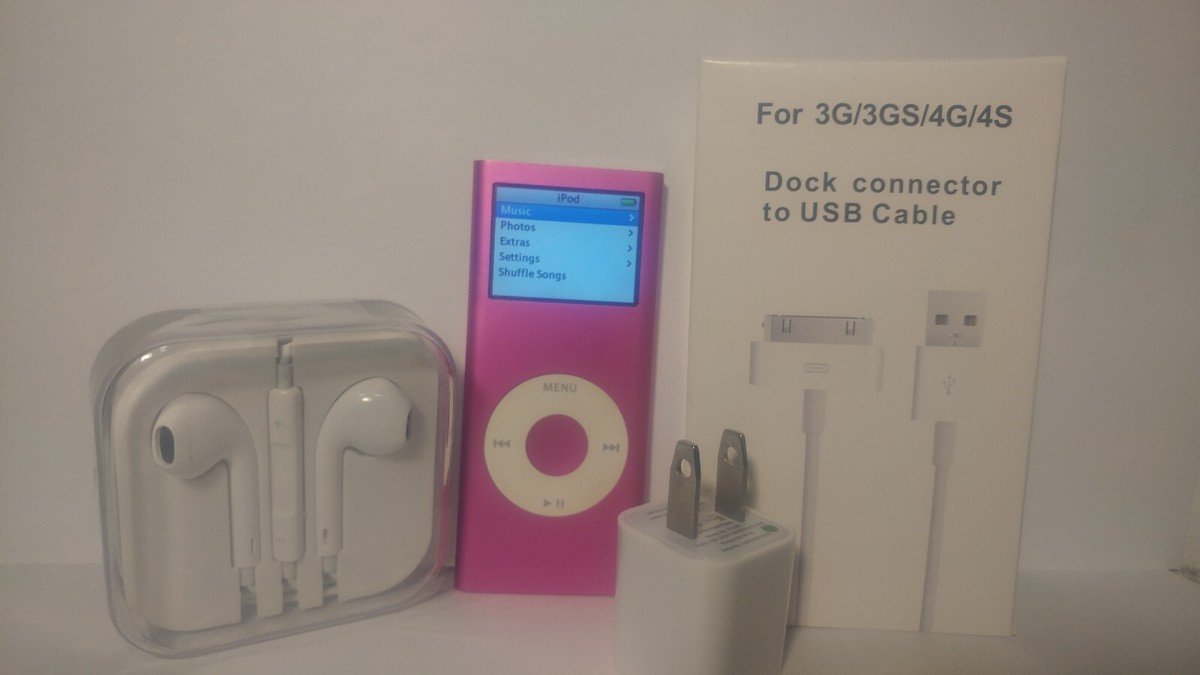 Apple iPod nano ピンク USBケーブル付き Apple iPod nano 第6世代 16GB アップル ピンク 本体 充電コード