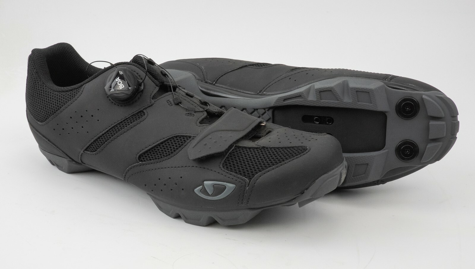 Giro Cylinder Shoes Clipless Men\u0026#039;s EUR 48, US 13.5 2 Bolt Black SPD |  eBay