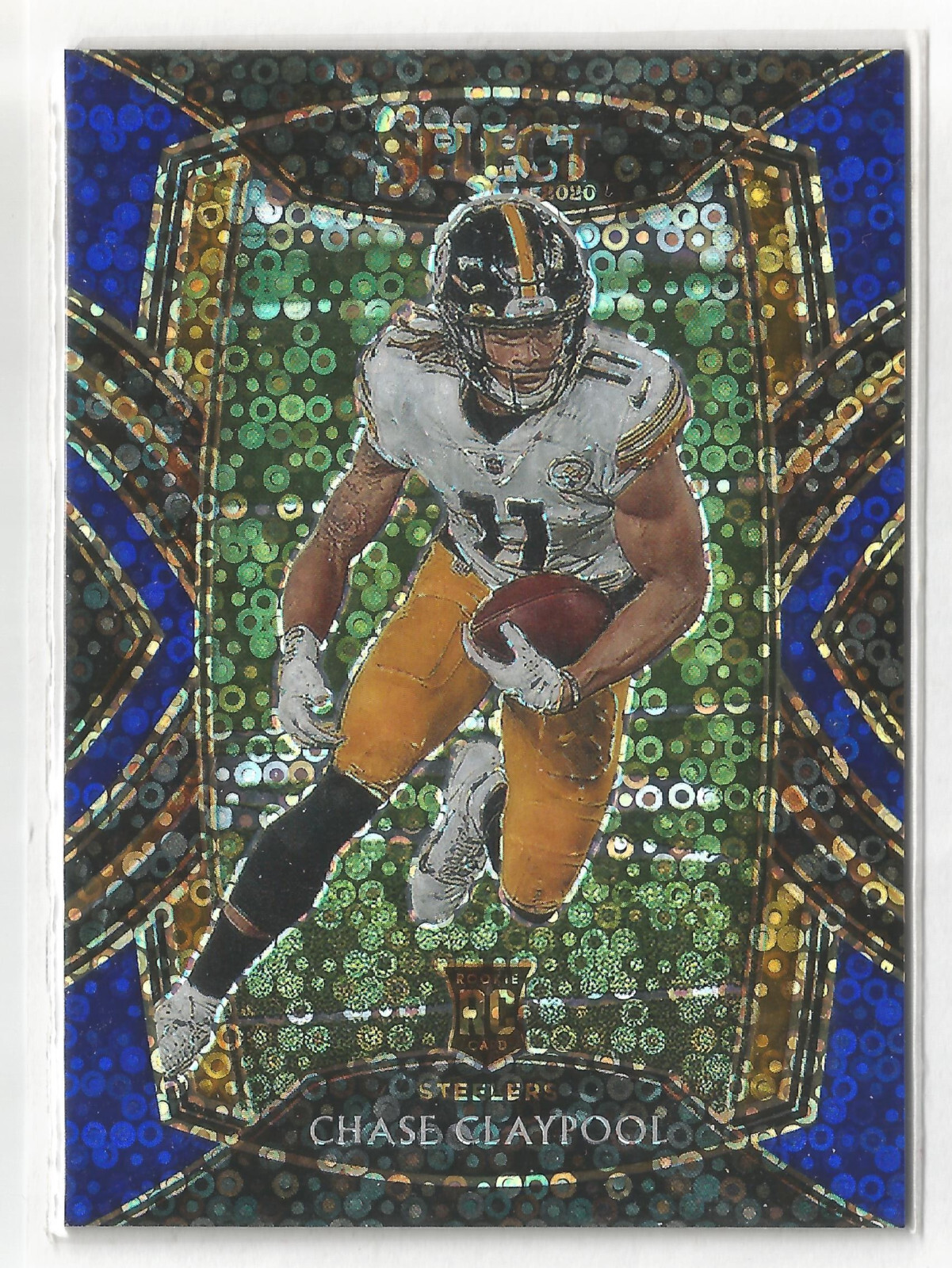 2020 Select Blue Disco Prizm 12/25 Chase Claypool #270 Rookie SSP!