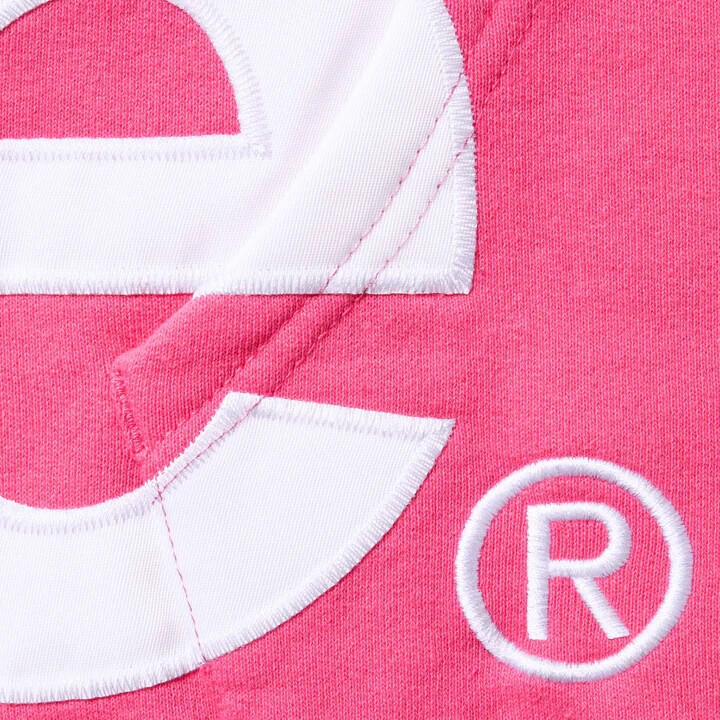 Supreme Big Logo Zip Up Hooded Sweatshirt Magenta | eBay