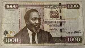 Kenya Kenia 1000 1,000 SHILLINGS 16th JULY 2010
