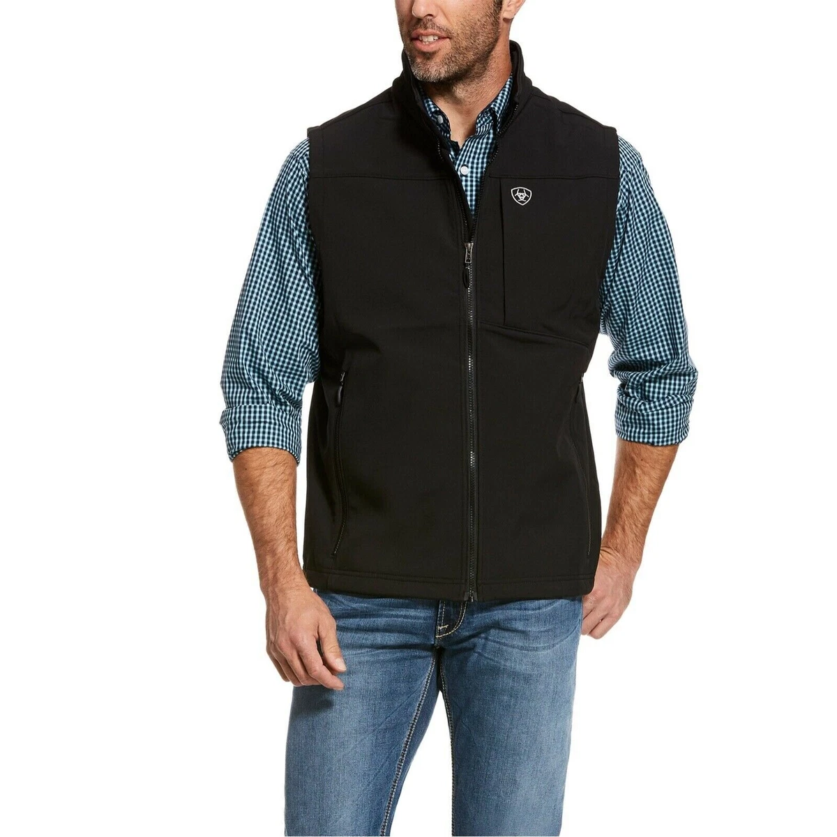 Black top ariat vest