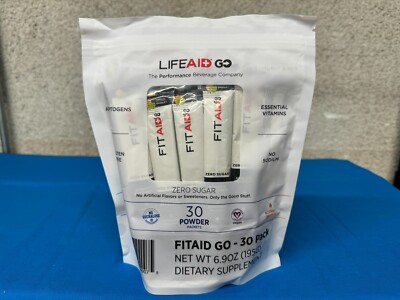 LIFEAID FITAID GO! ZERO SUGAR Recovery Hydration Packet - 30 Count Citrus Medley