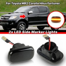 Seitenblinker Blinker Schwarz für Toyota MR2 Supra Camry Corolla Hilux Fortuner