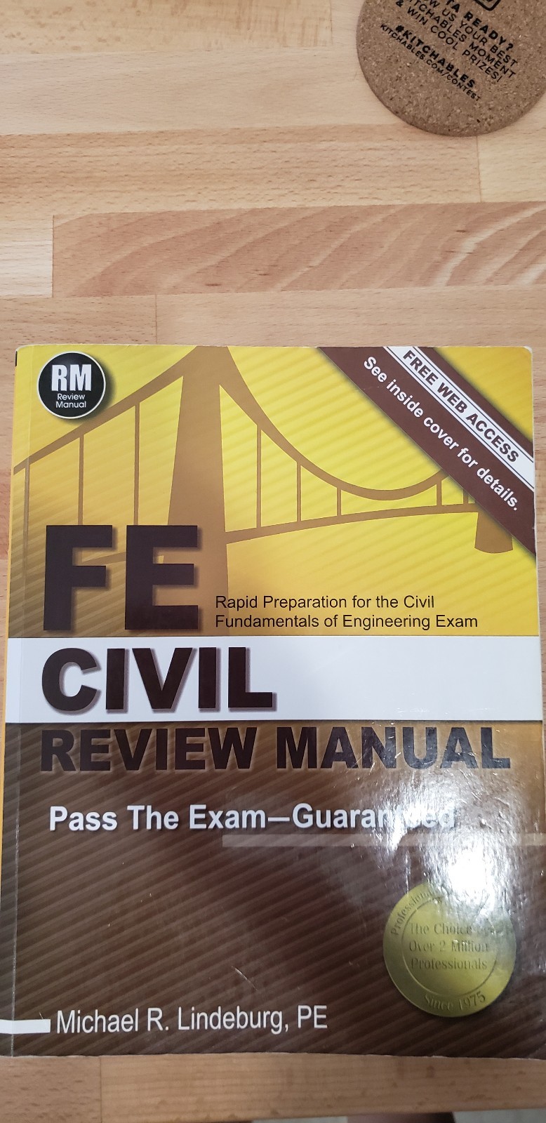 Buy FE Civil Review Manual : Rapid Preparation for the Fundamentals of  Engineering Civil Exam by PE, Michael R Lindeburg (2014, Paperback) online  | eBay