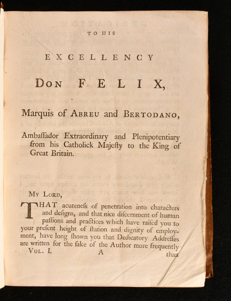 1760 2vol A Dictionary of the English and Italian Languages J Baretti 1st Ed - Image 3 of 4