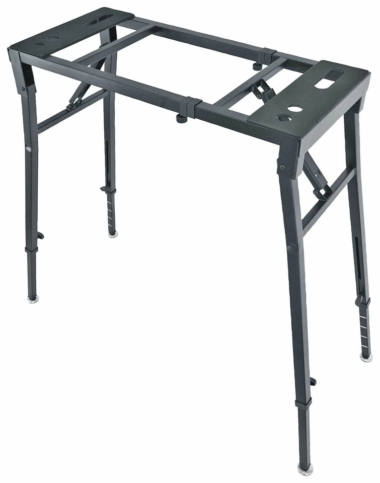 Rockville PKS35 Plataforma Estilo DJ Teclado/Mezclador Soporte Altura Ajustable + Ancho