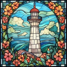 XXXL 60x60 cm car decal sticker lighthouse sticker