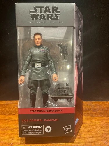 STAR WARS Black Series VICE ADMIRAL RAMPART (BAD BATCH) #08 GUARANTEED MINT