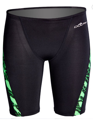 NWT Mens Boys Dolfin Poly Fusion Matrix Green Jammer Swimsuit All SIZES