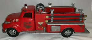 Tonka 1956 Suburban Pumper Fire Truck No.5 Mound Mn,Pressed Steel
