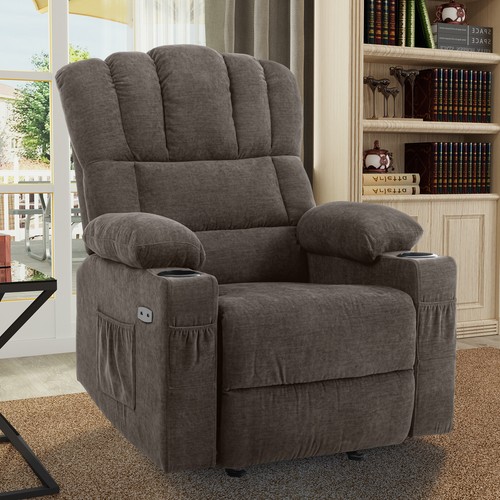 Rocker Recliner Chair Fabric Power Recliner Chair Manual Rocking Recliner Chair eBay