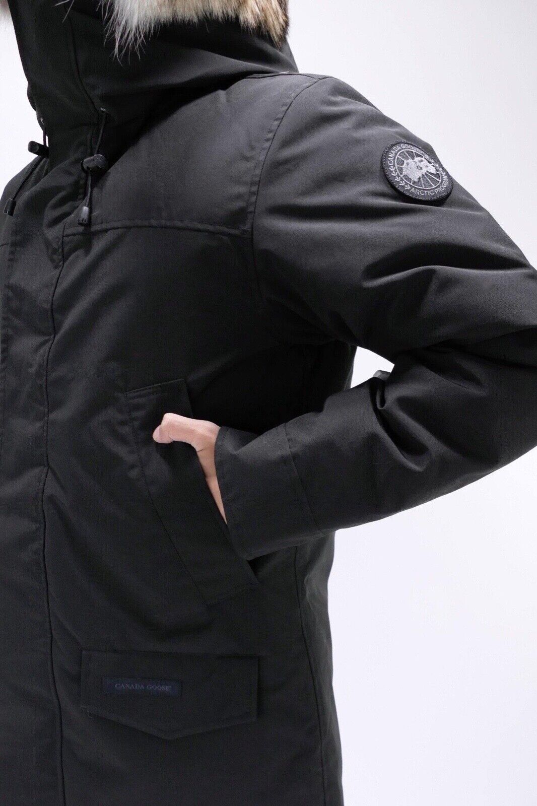 Canada Goose Langford Parka Black Label, Black, XS