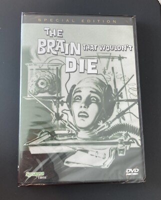 DVD The Brain That Wouldn t Die 1962 Special Edition 2000 New Sealed