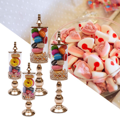 Cake Stands, Sugar Bowls, 4 PCS Sugar Bowl Holder Set, Candy Canisters US