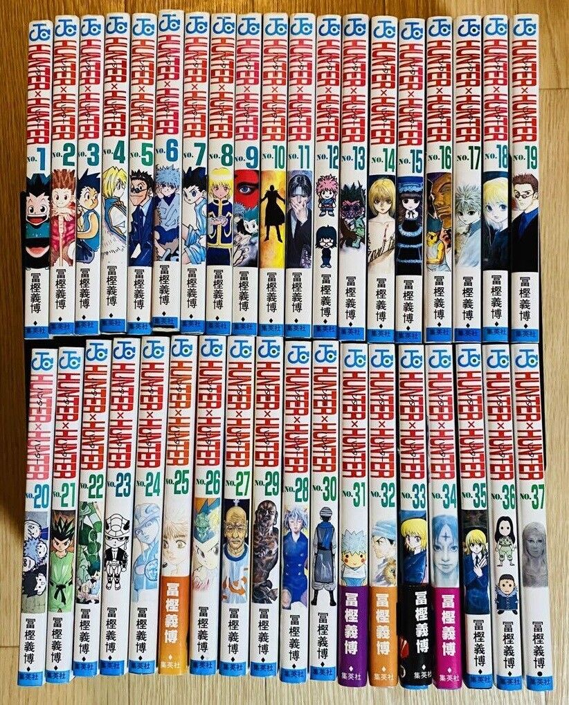 HUNTER X HUNTER HUNTER×HUNTER Comic Manga 1-37 Book set
