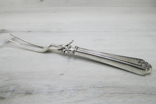 Reed and Barton large Carving Fork with Rest