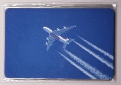 Kühlschrank und Deko Magnet Emirates A380-800 Überflug