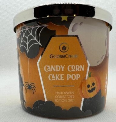 Goose Creek Candy Corn Cake Pop 3 Wick Candle 14.5 Ounce 