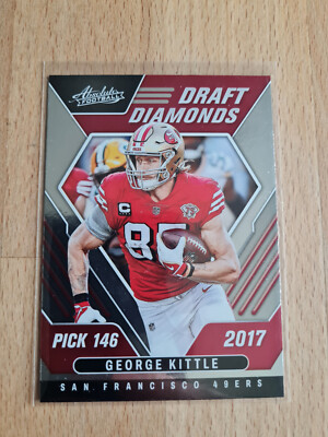 NFL Trading Card 2022 Panini Absolute George Kittle Draft Diamonds #DD-15