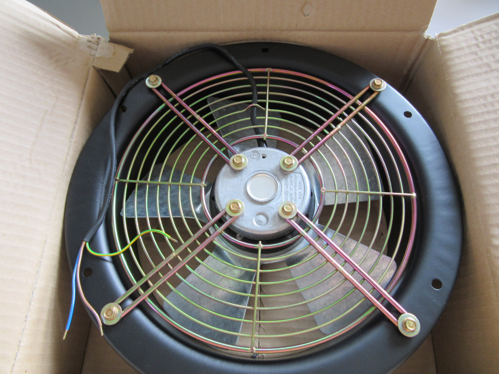 EBM Motoren Ventilatoren W4S250CA0251 Axial Fan 10" 80W 230V NEW
