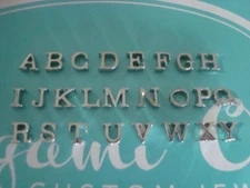 Authentic Origami Owl "Your Choice" Silver Letter & Number Charms "New" C 14 