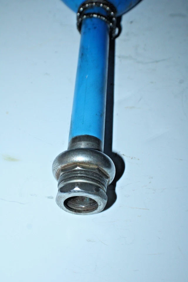 Vintage 4130 Chromoly Rigid MTB Bike Fork 26" 1" Threaded 195mm Blue USA Ship - Image 3 of 4