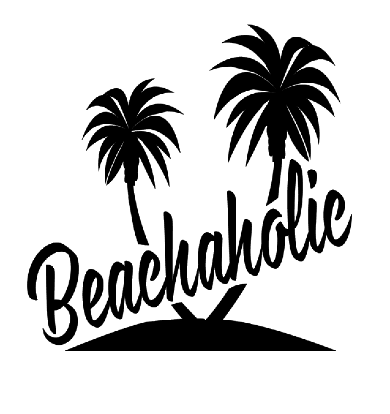Beachaholic Palm Tree Vinyl Decal Sticker For Home Cup Car Decor Choice a86