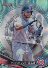 WILLSON CONTRERAS /199 BOWMANS BEST AQUA LAVA REFRACTOR CHICAGO CUBS #12 2022 22