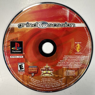 Grind Session PS1 Video Game Disc Only