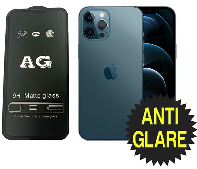 iPhone 12 Pro Anti Glare/Fingerprint Matte Screen Protector Tempered  Glass🌟