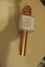 Tzumi Pop Solo Portable Wireless Bluetooth Karaoke Microphone Built in Speaker