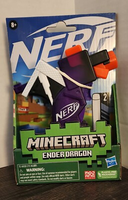 Nerf MicroShots Minecraft Ender Dragon Mini Blaster, Minecraft Dragon Mob