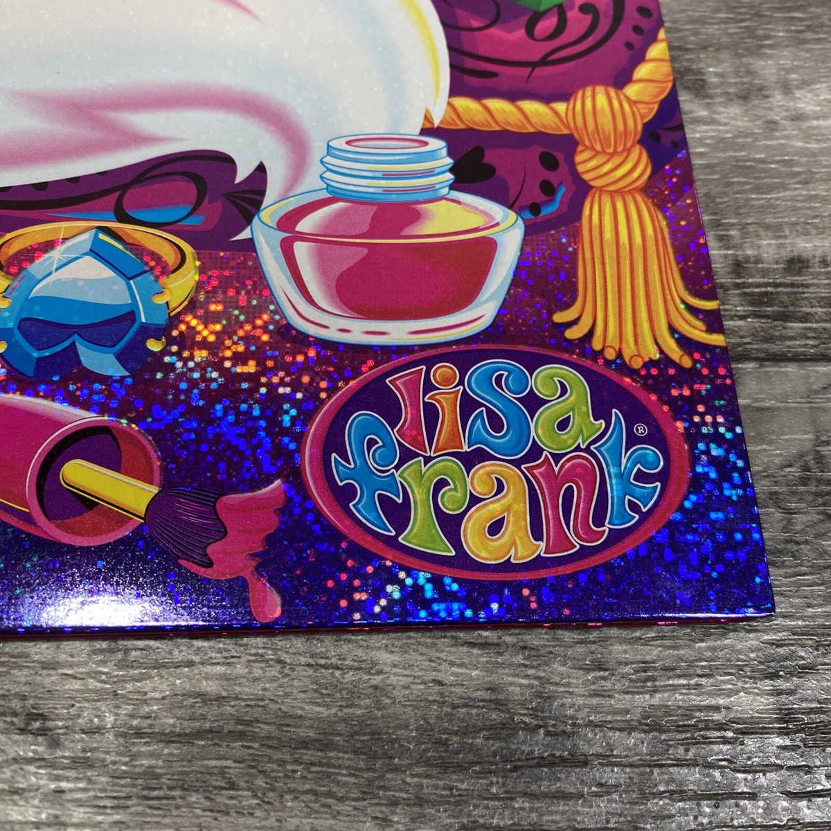 Rare Lisa Frank Glamour Jeweled Purrscilla Persian Cat Double