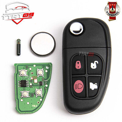 FUNKSCHLÜSSEL FÜR JAGUAR S-TYPE X-TYPE XJR 433Mhz 4D60 C2C35284 FERNBEDIENUNG