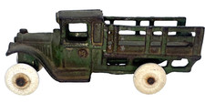 Arcade Cast Iron Model 213 Stake Farm Truck 1930s 5"