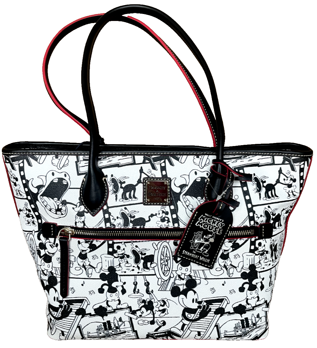 New Disney Dooney & Bourke Steamboat Willie Large Tote Bag  display picture 1