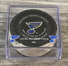Vladimir Tarasenko Game Used Goal #213 Puck All Star St. Louis BLUES HOLO L@@K