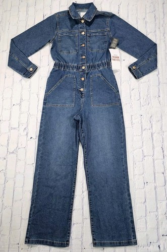Celebrity Pink WOMENS SIZE S Cotton Blend Denim Boiler Suit Jumper