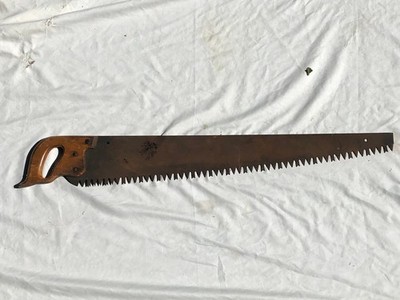 Vintage Crosscut 35  Saw Blade Logging Timber Firewood