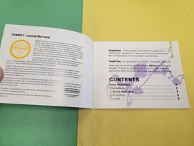 Xenophobe Nintendo NES Instruction Manual Booklet ONLY