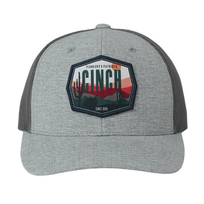 MCC0660657 Cinch Men's FlexFit Trucker Cap - Grey NEW