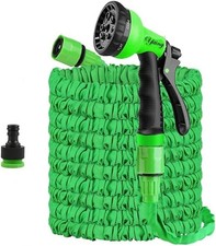 Stretch Hose Pipe Flexible Extendable Garden Magic Spray Gun Pipe Patio 150Ft