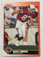 1991 Score #369 Ricky Proehl Phoenix Cardinals