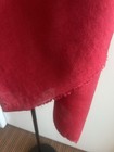 Fabindia Style Handloom Shawl Wrap Dupatta Scarf  🧣 Blood 🩸 Red Silk Blend — photo 10