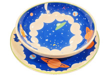 Vintage Tiffany  Co. Cosmic Kids Tableware Plate Bowl Set Child Collection