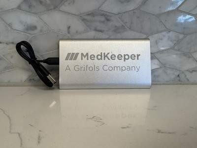 MedKeeper A Grifols Company Portable Charger Capacity 4000mAh/3.7V/14.8Wh 