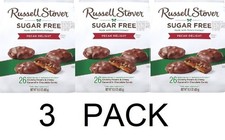 Russell Stover Sugar Free PECAN DELIGHT CHOCOLATE Candy 15.5 oz Bag - 3 PACK