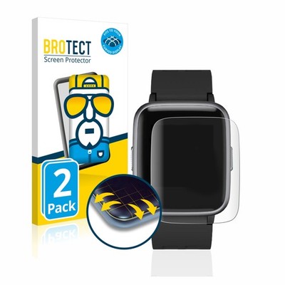 Full-Cover Schutz Folie für Letsfit Fitness Tracker 1.3'' 3D Curved Edge 2x